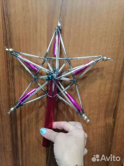 Звезда на елку времен СССР