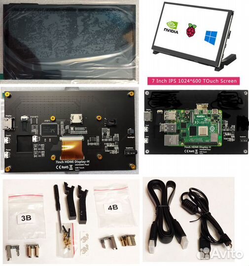 Raspberry Pi 4b и Zero Корпусы Дисплеи и Arduino