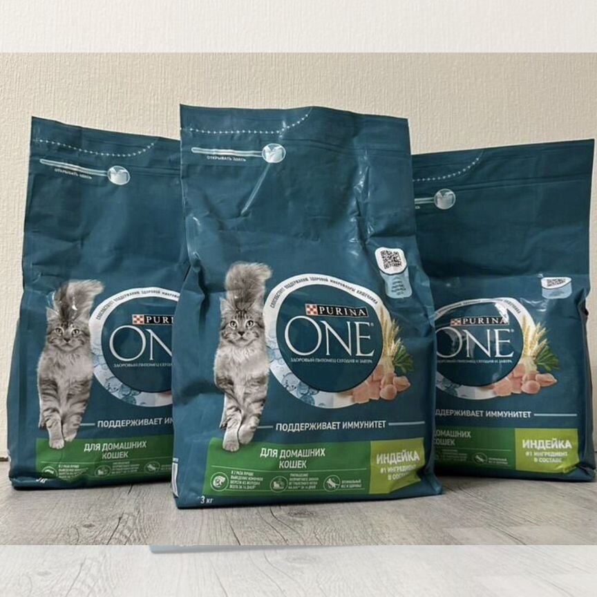 Сухой корм для кошек purina one 3 кг