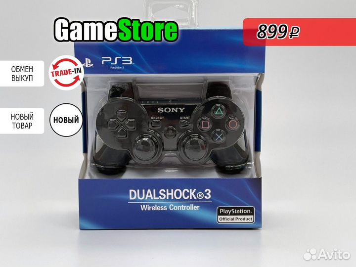 DualShock 3 Черный геймпад sony беспроводной Новый