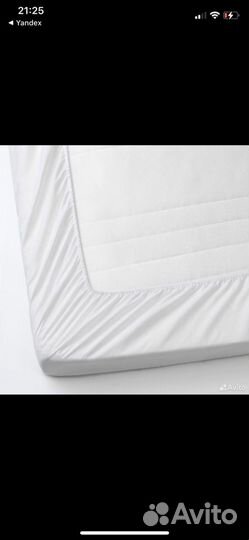 Наматрасник непромокаемый 120 60 IKEA