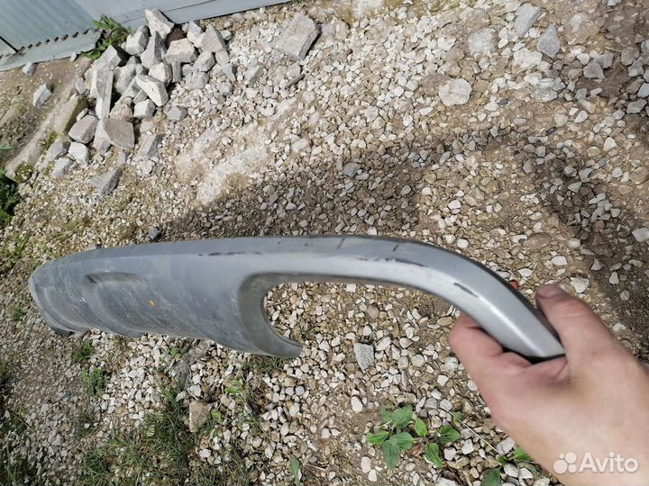 Накладка заднего бампера Hyundai Santa Fe 3