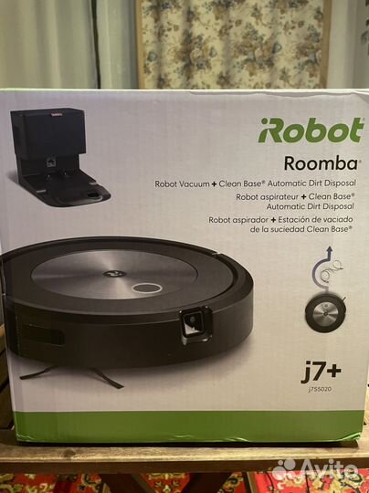 Робот пылесос irobot j7+ (новый)полный к-т