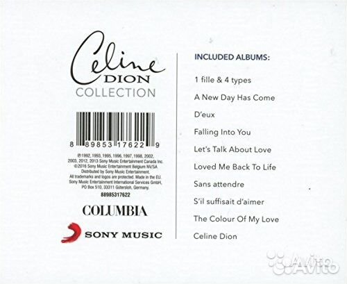 Celine Dion 10 cd