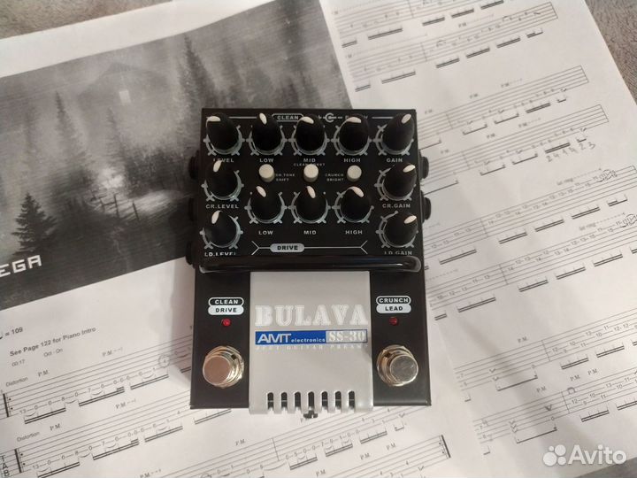 AMT bulava SS-30 - гитарный предусилитель (с бп)