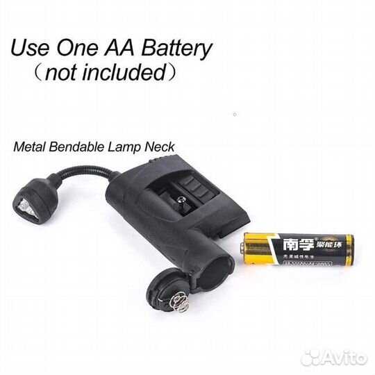 Тактический фонарь на шлем Night Evolution