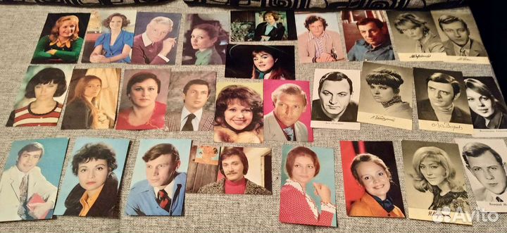 Открытки с фотографиями актёров Ван Клиберн