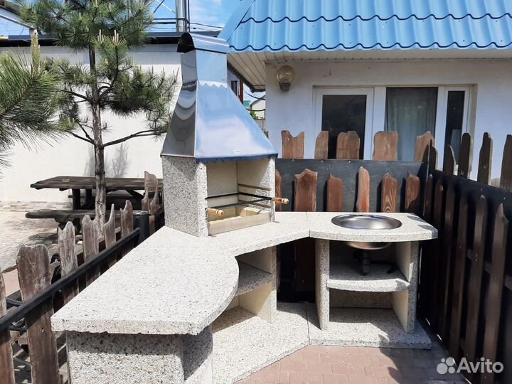 Печь камин барбекю