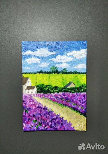 Картины маслом миниатюры