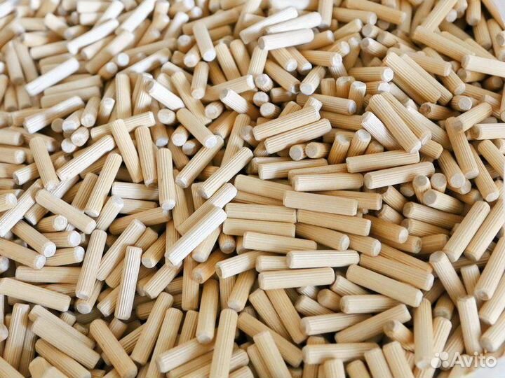 Изготовление деревянных шкантов крупный опт