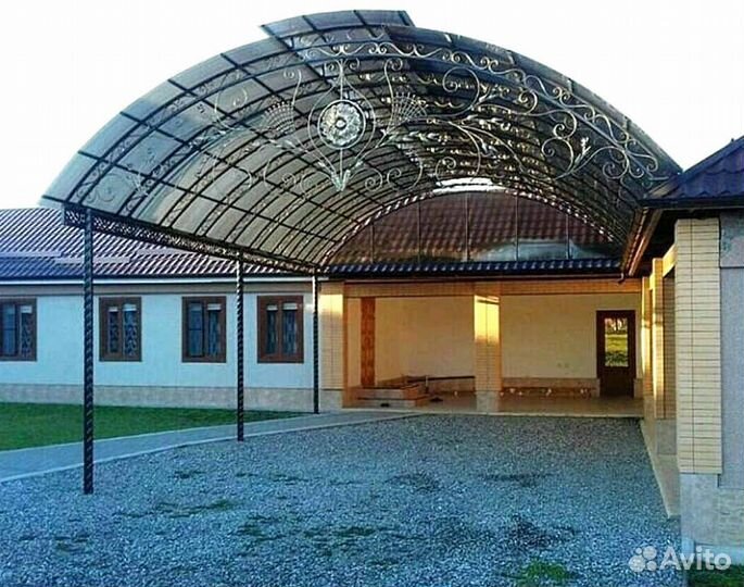 Навес из поликарбоната