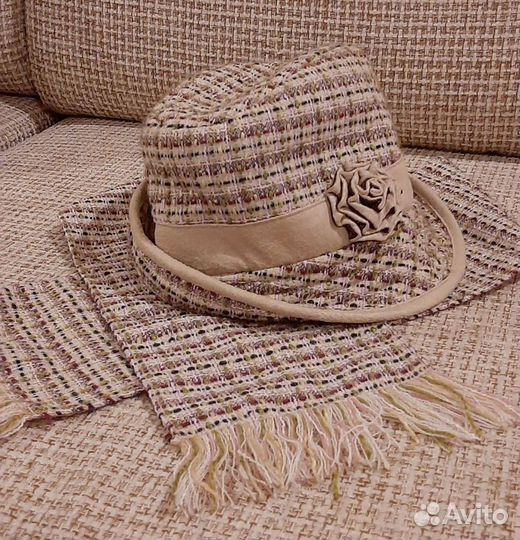 Шапка и шарф (весна, осень)