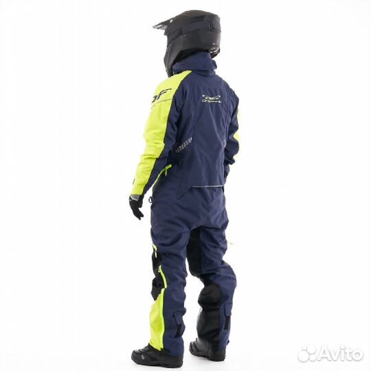 Комбинезон DragonFly Extreme 2.0, сине-желтый, L