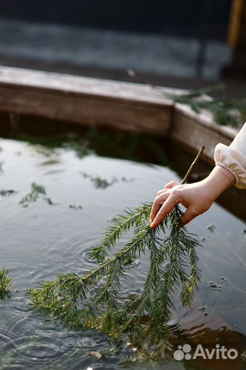 Послеродовое пеленание в деревенской бане