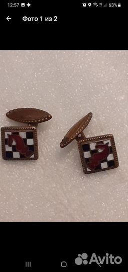 Запонки 50х-60х годов