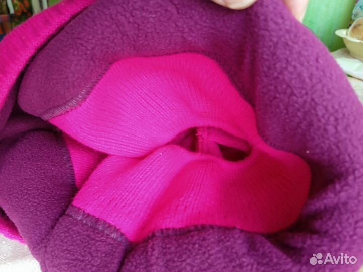 Шапка женская трикотажная вязаная. 58 размер