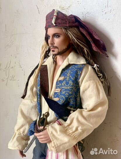 Кукла барби barbie Капитан Джек Воробей/ Пираты