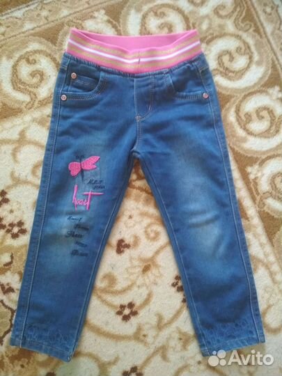 Джинсовый костюм для девочки