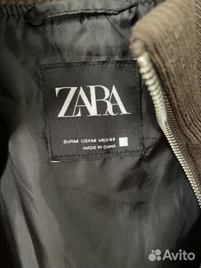 Бомбер мужской zara