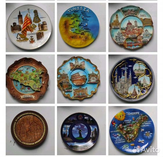 Настенная тарелка декоративная