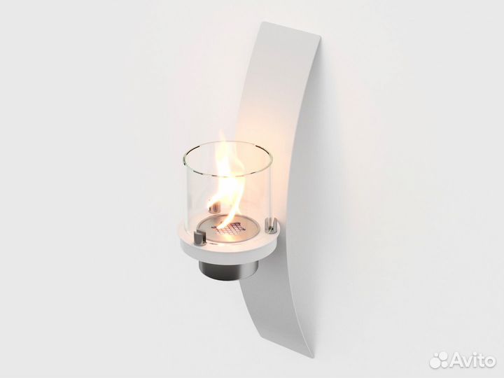 Настенный биокамин Lux Fire Олимпус D (белый)