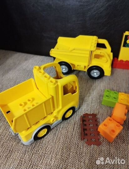 Лего дупло самосвал,погрузчик экскаватор, стройка