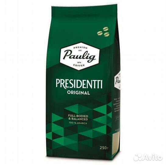 Кофе Paulig Presidentti Original в зёрнах (опт)