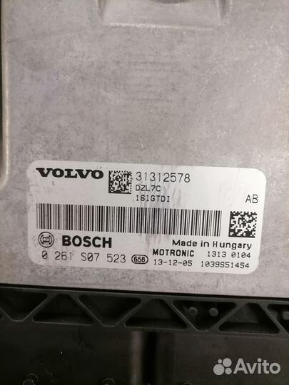 Эбу двигателя Volvo S60 2 Поколение FS