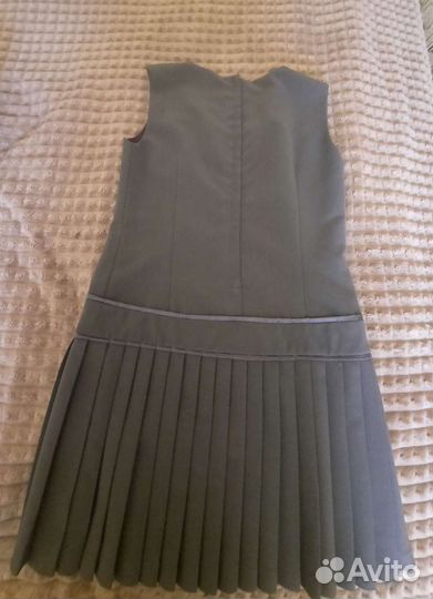 Школьная форма для девочки 128 134 серая