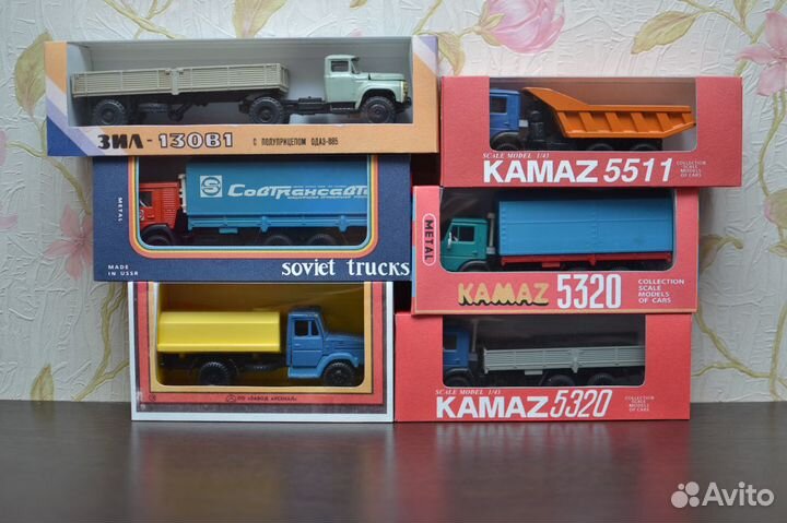 Коробки для моделей СССР 1:43