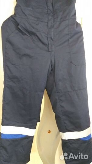 Спецодежда -брюки зимние с светоотраж.полосой