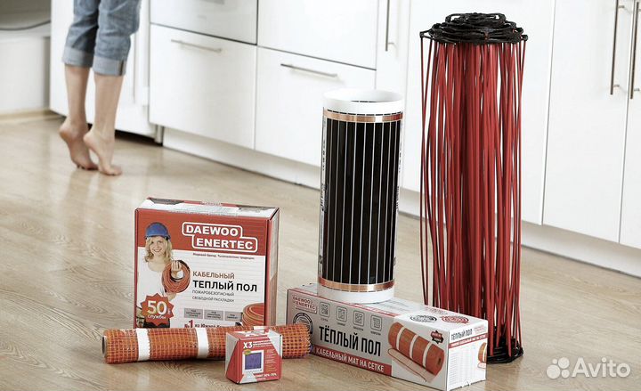 Двухжильный кабельный тёплый пол daewoo enertec