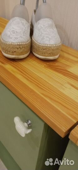 Эспадрильи женские, текстиль, р.38