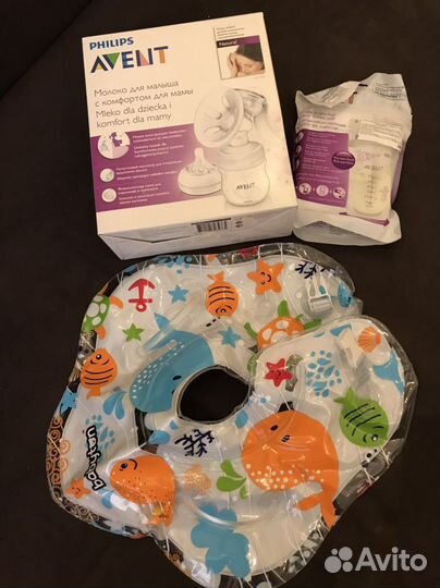 Пакеты для грудного молока, круг для купания