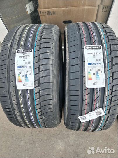 Continental PremiumContact 6 285/45 R22 и 325/40 R22 114Y