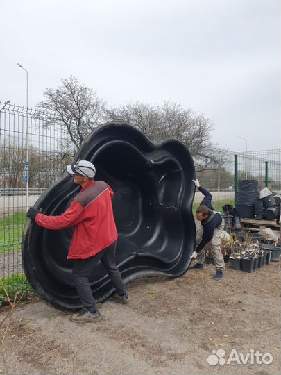 Пластиковый пруд, емкость для пруда