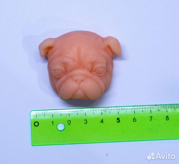 Силиконовый молд лицо