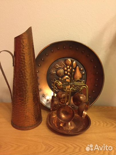 Старинная медная посуда