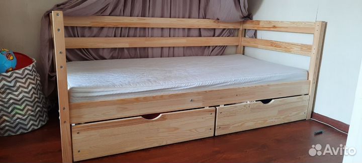 Детская кровать от 3 лет с матрасом