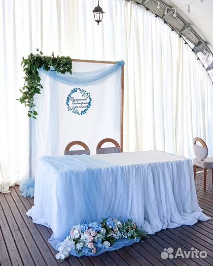 Украшение свадебного зала декоратор