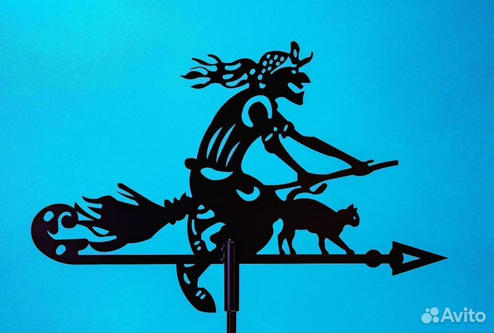 Флюгер на крышу Ведьма