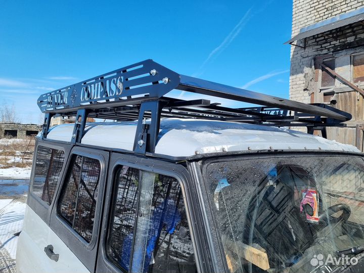 Багажник Компас 2м УАЗ Хантер 469 Барс 6 опор
