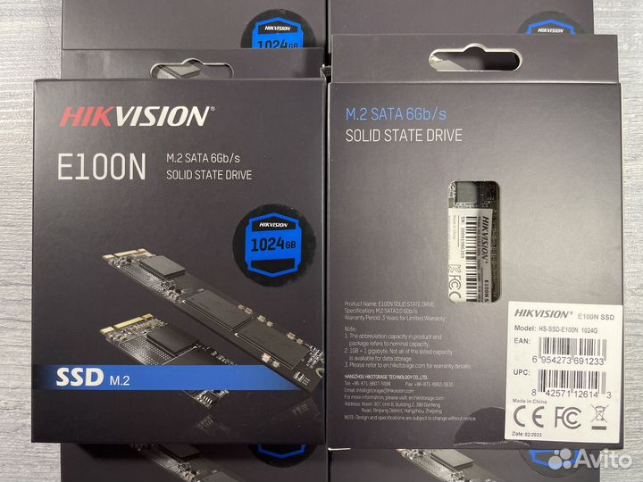 SSD накопитель Hikvision E100N M.2 2280 1024GB