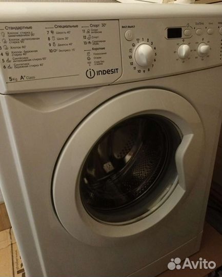 Стиральная машина бу indesit на запчасти