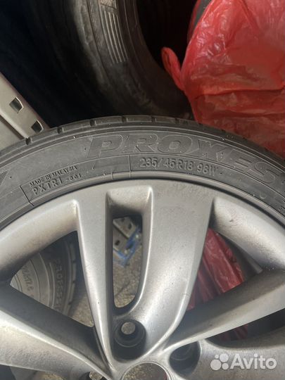 R18 Toyo Proxes TR1 235/45, PCD 5x120 DIA 67