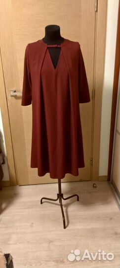 Платье бордовое 42-44 размера