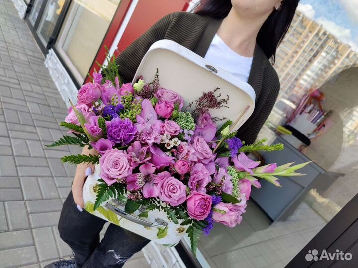 Цветы в Липецке Сиреневое небо