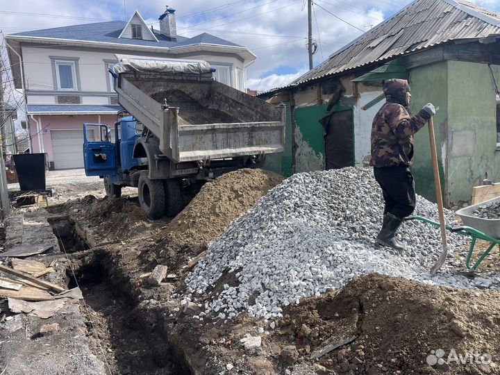 Щебень, песок, отсев доставка