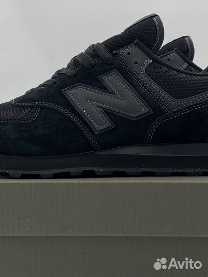 Кроссовки New Balance 574 Black (Premium)