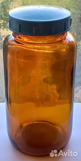 Банка 2 литра коричневое стекло